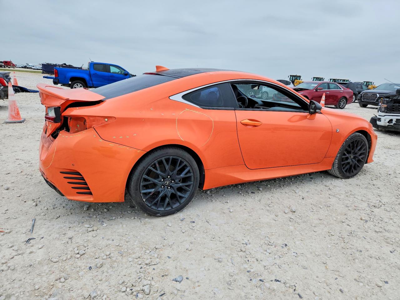 2015 Lexus Rc 350 Оранжевый vin: JTHHE5BC4F5006550