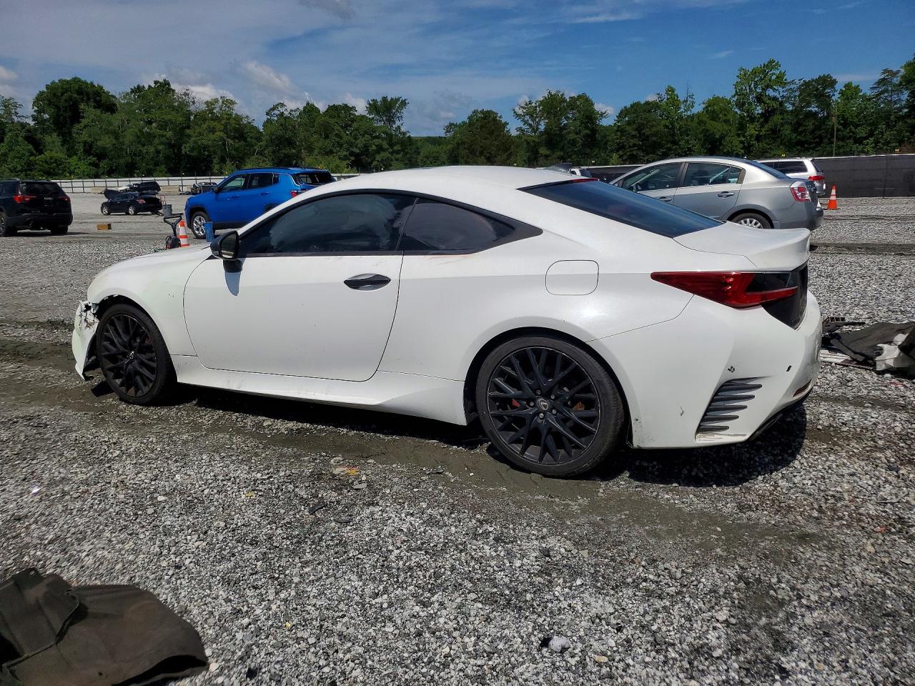 2015 Lexus Rc 350 Белый vin: JTHHE5BC4F5008623