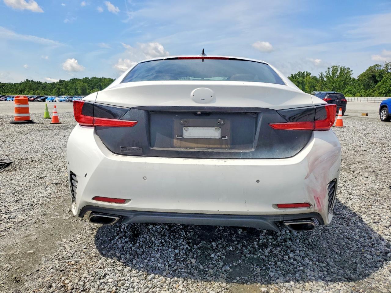 2015 Lexus Rc 350 Белый vin: JTHHE5BC4F5008623