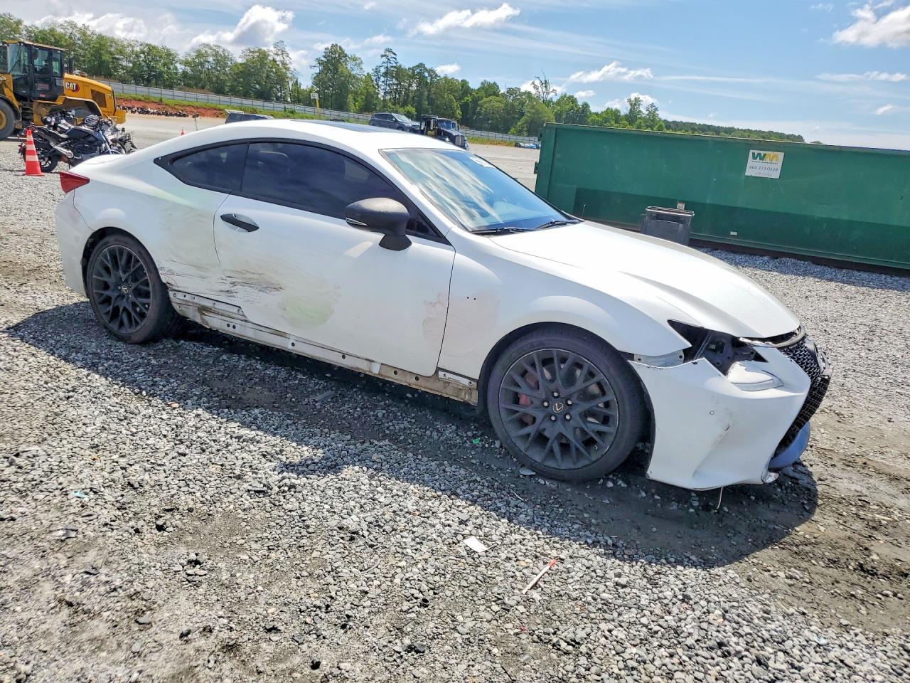 2015 Lexus Rc 350 Белый vin: JTHHE5BC4F5008623