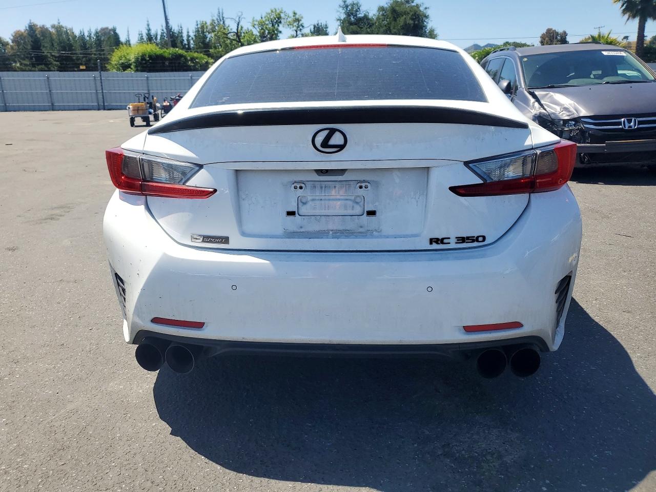 2015 Lexus Rc 350 Белый vin: JTHHE5BC4F5009917