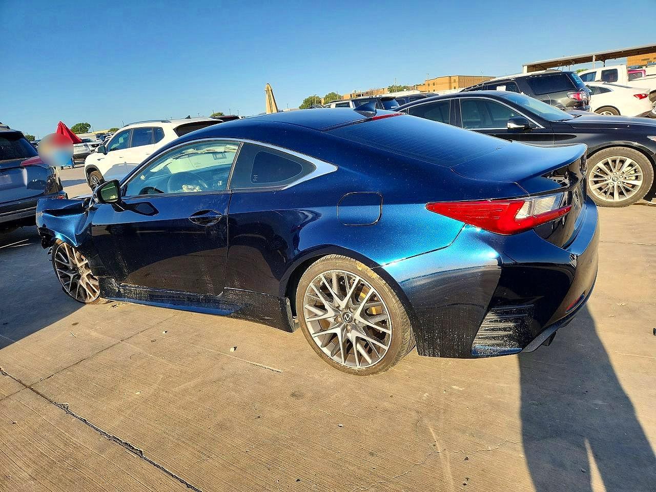 2015 Lexus Rc 350 Blue vin: JTHHE5BC5F5000434