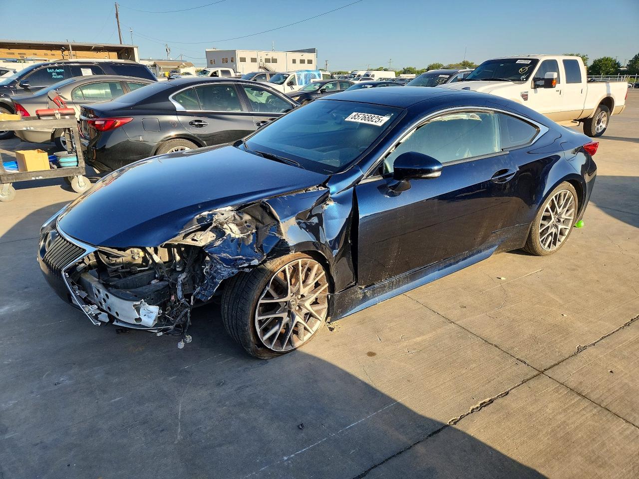 2015 Lexus Rc 350 Blue vin: JTHHE5BC5F5000434