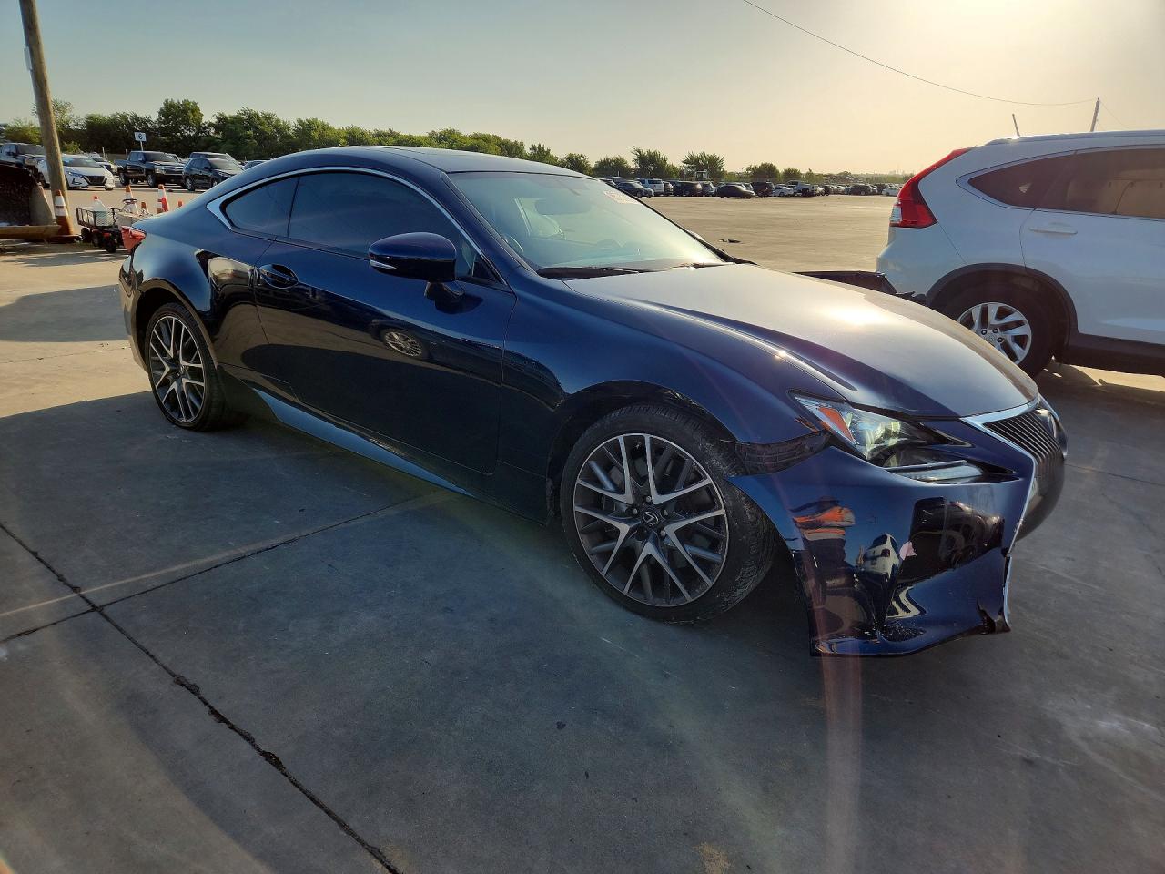 2015 Lexus Rc 350 Blue vin: JTHHE5BC5F5000434