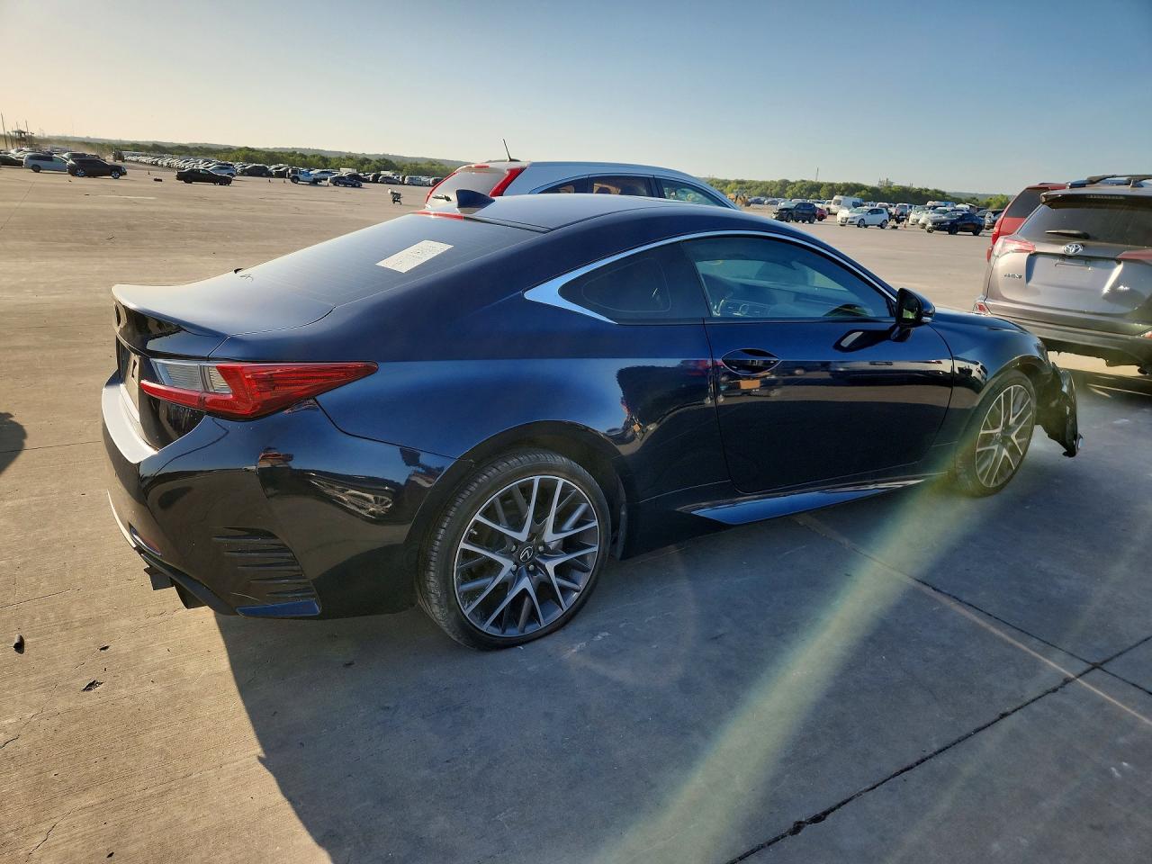 2015 Lexus Rc 350 Blue vin: JTHHE5BC5F5000434