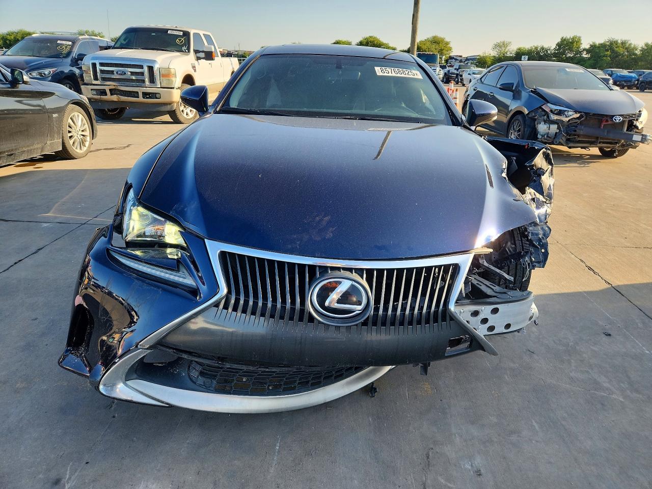 2015 Lexus Rc 350 Blue vin: JTHHE5BC5F5000434