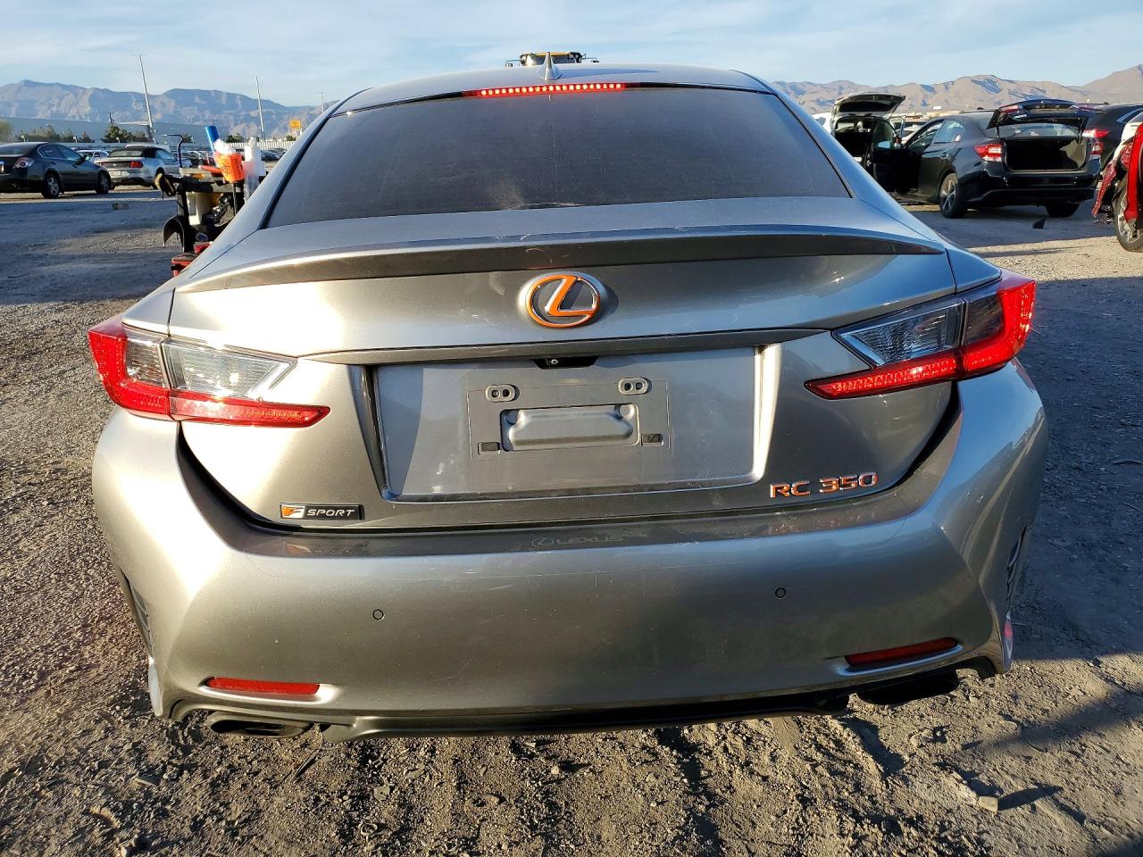 2015 Lexus Rc 350 Base Silver vin: JTHHE5BC5F5003186