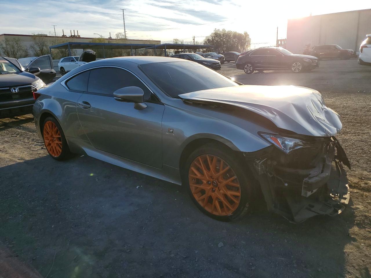 2015 Lexus Rc 350 Base Silver vin: JTHHE5BC5F5003186