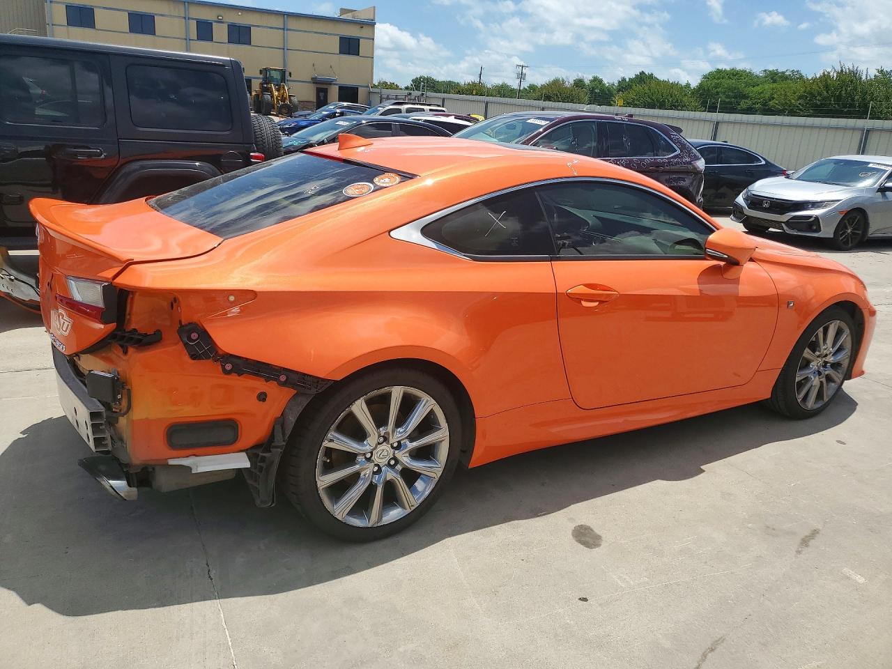 2015 Lexus Rc 350 Orange vin: JTHHE5BC5F5005150