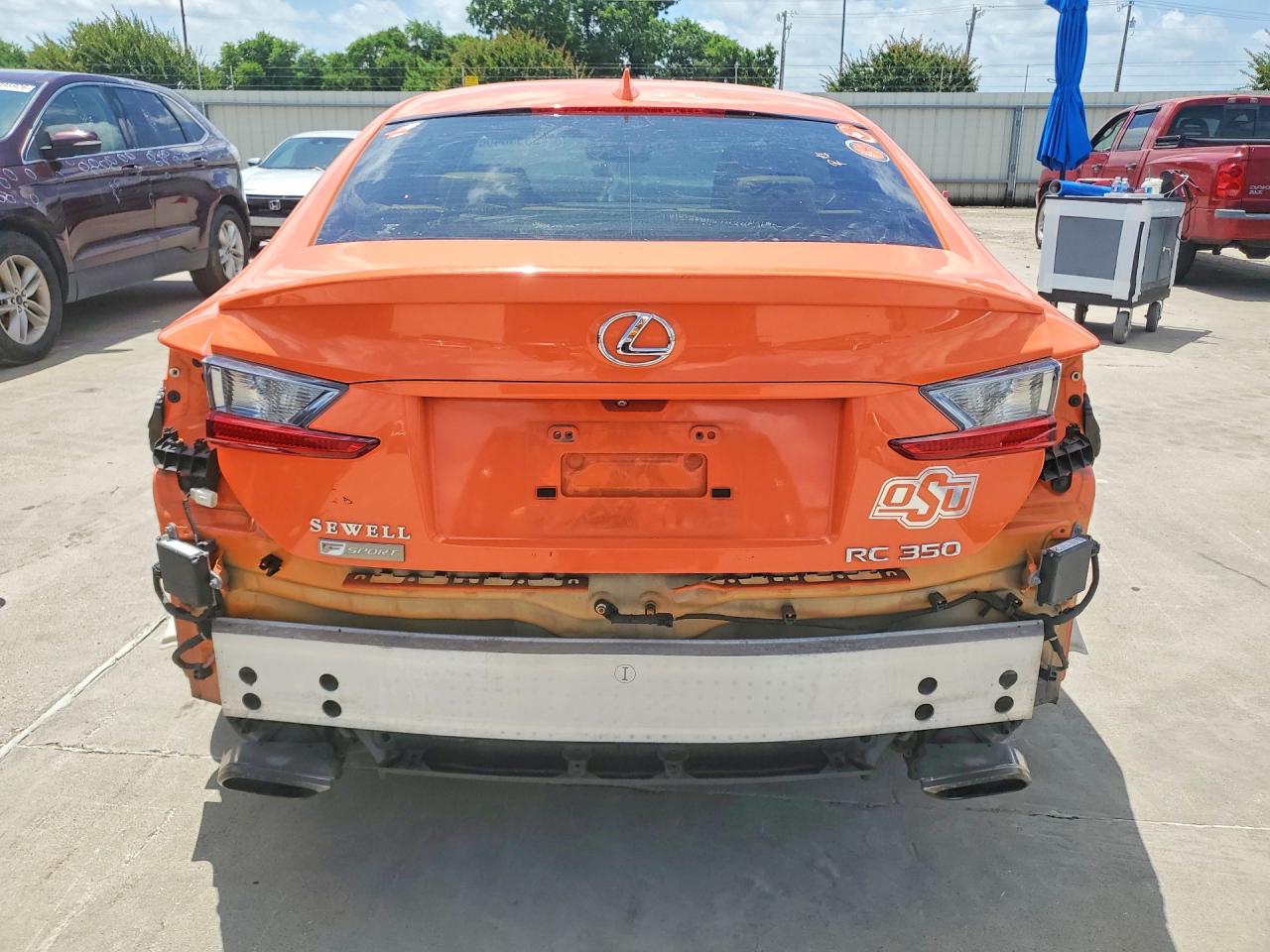 2015 Lexus Rc 350 Orange vin: JTHHE5BC5F5005150