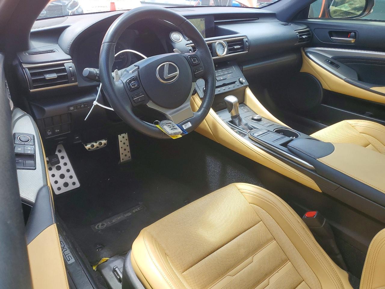 2015 Lexus Rc 350 Orange vin: JTHHE5BC5F5005150