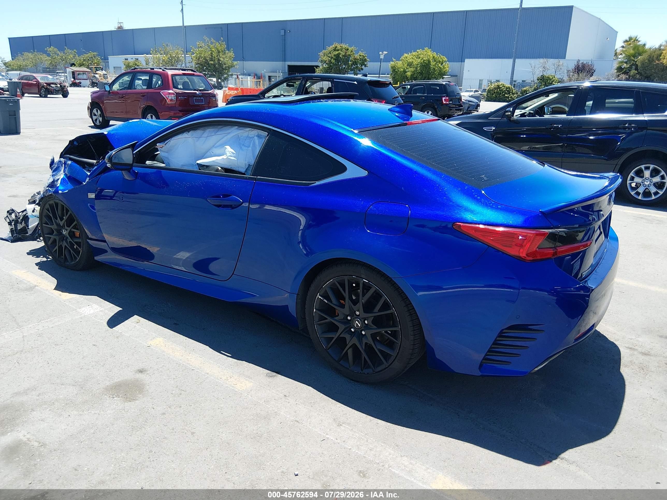 2015 Lexus Rc 350   Blue vin: JTHHE5BC6F5002483