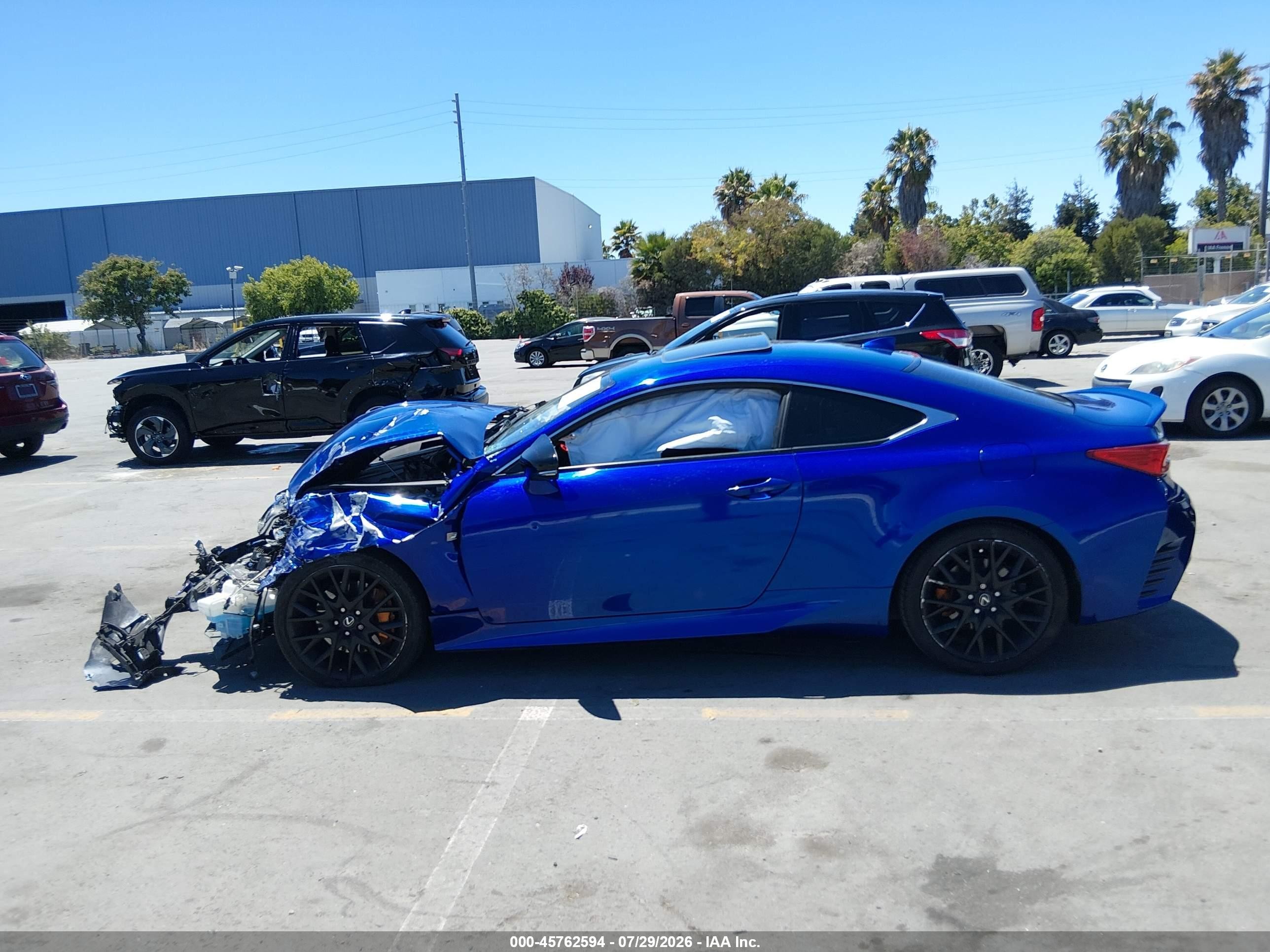 2015 Lexus Rc 350   Blue vin: JTHHE5BC6F5002483