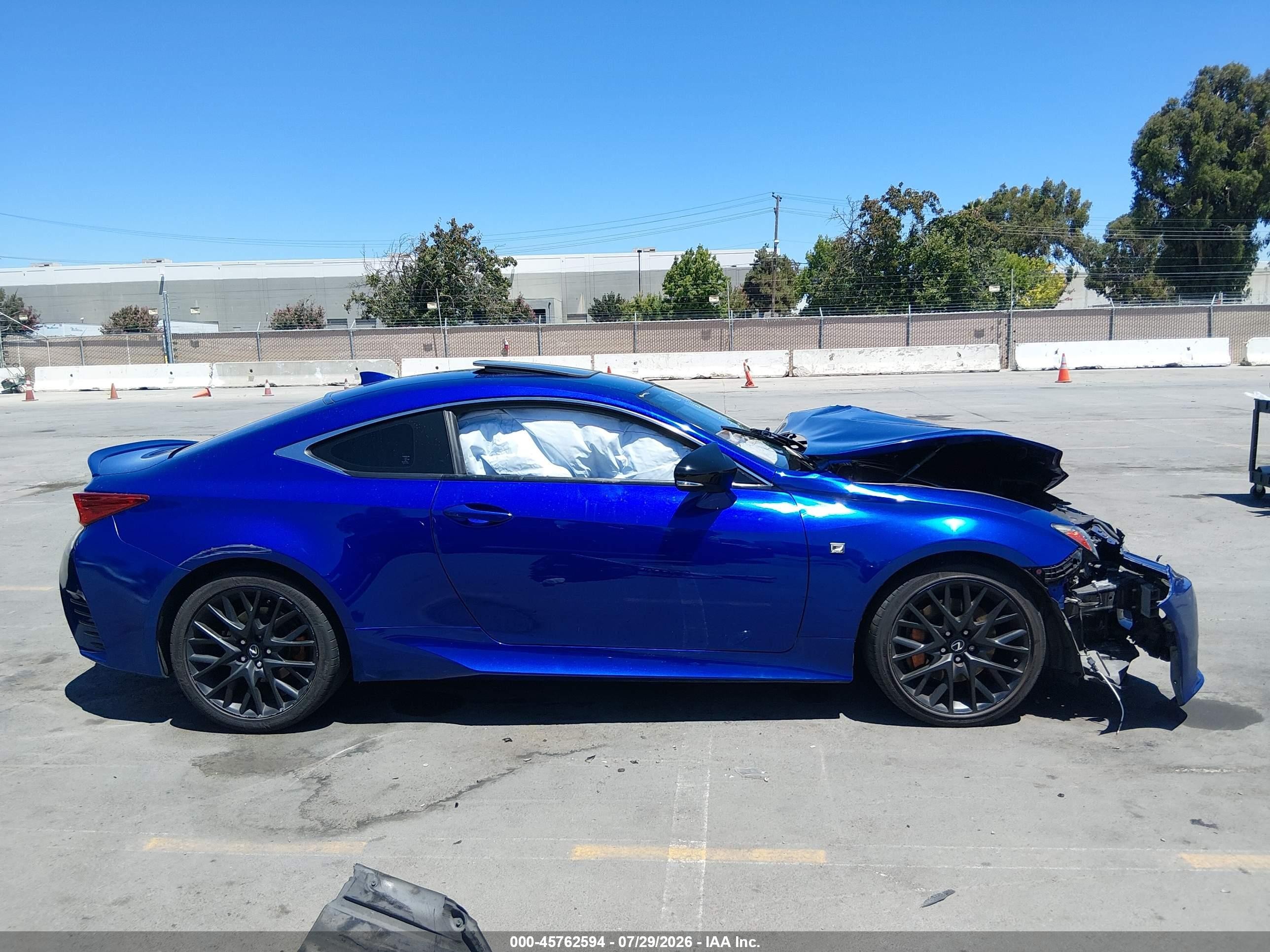 2015 Lexus Rc 350   Blue vin: JTHHE5BC6F5002483