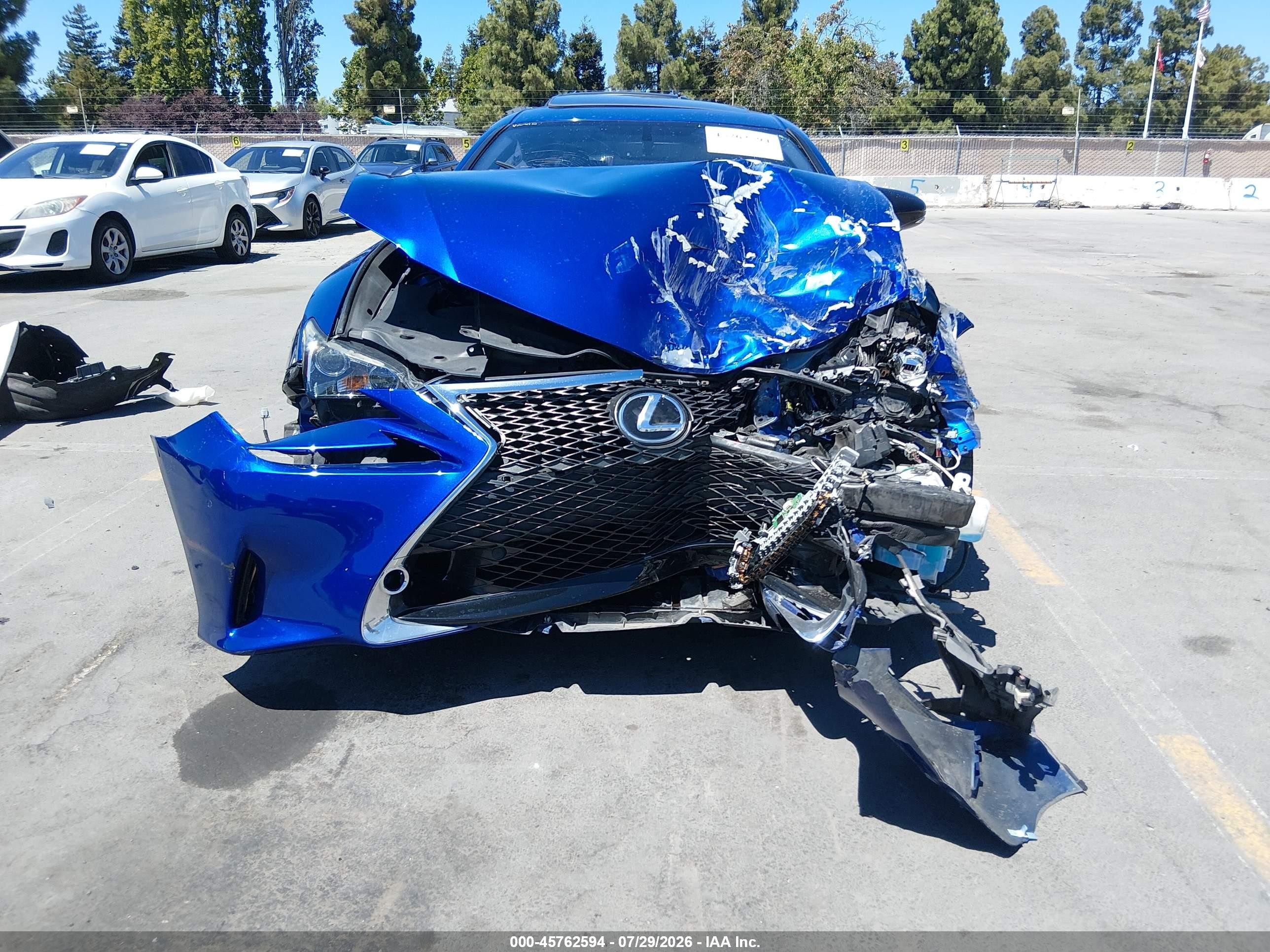 2015 Lexus Rc 350   Blue vin: JTHHE5BC6F5002483