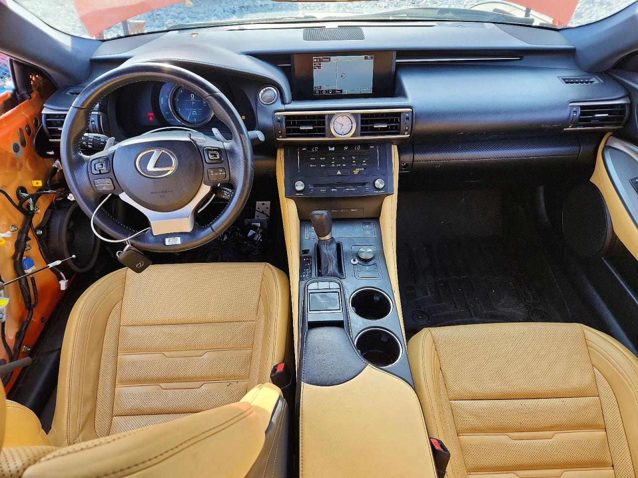 2015 Lexus Rc 350 Orange vin: JTHHE5BC6F5010423