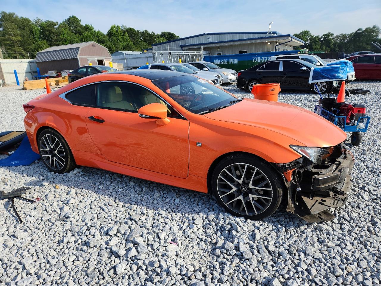 2015 Lexus Rc 350 Orange vin: JTHHE5BC6F5010423