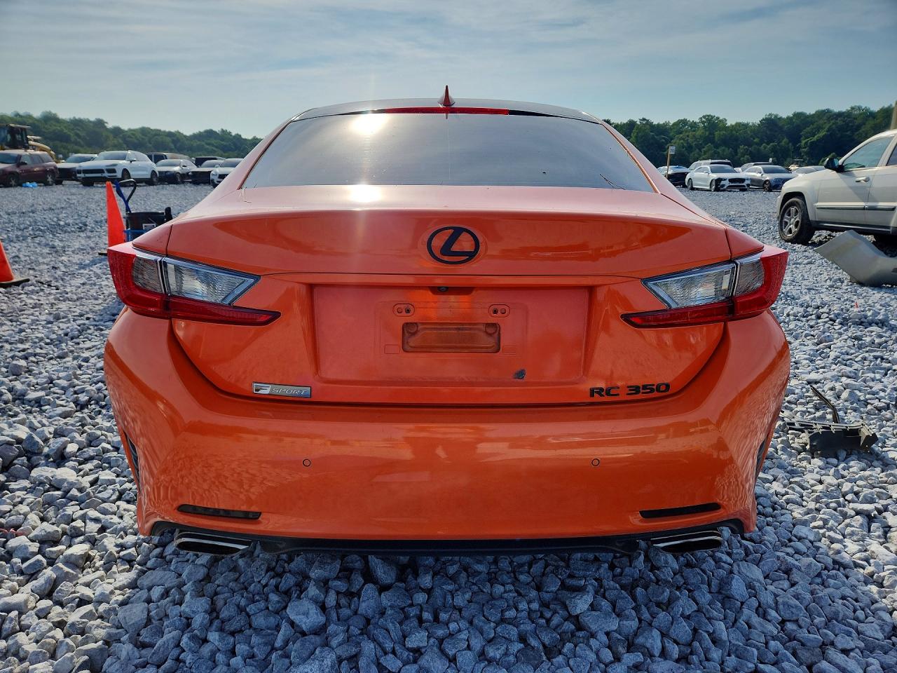 2015 Lexus Rc 350 Orange vin: JTHHE5BC6F5010423