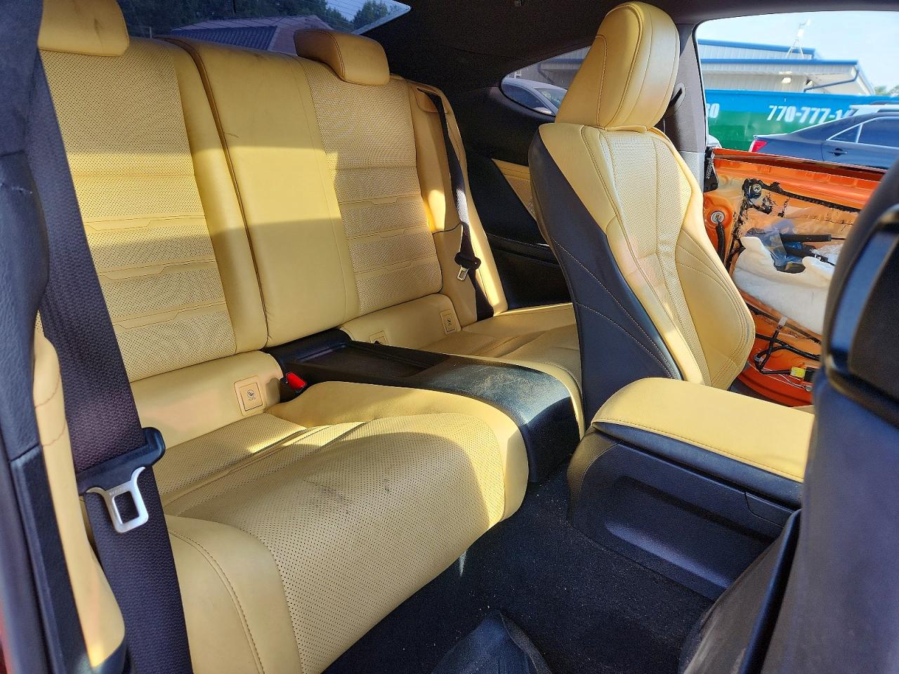2015 Lexus Rc 350 Orange vin: JTHHE5BC6F5010423