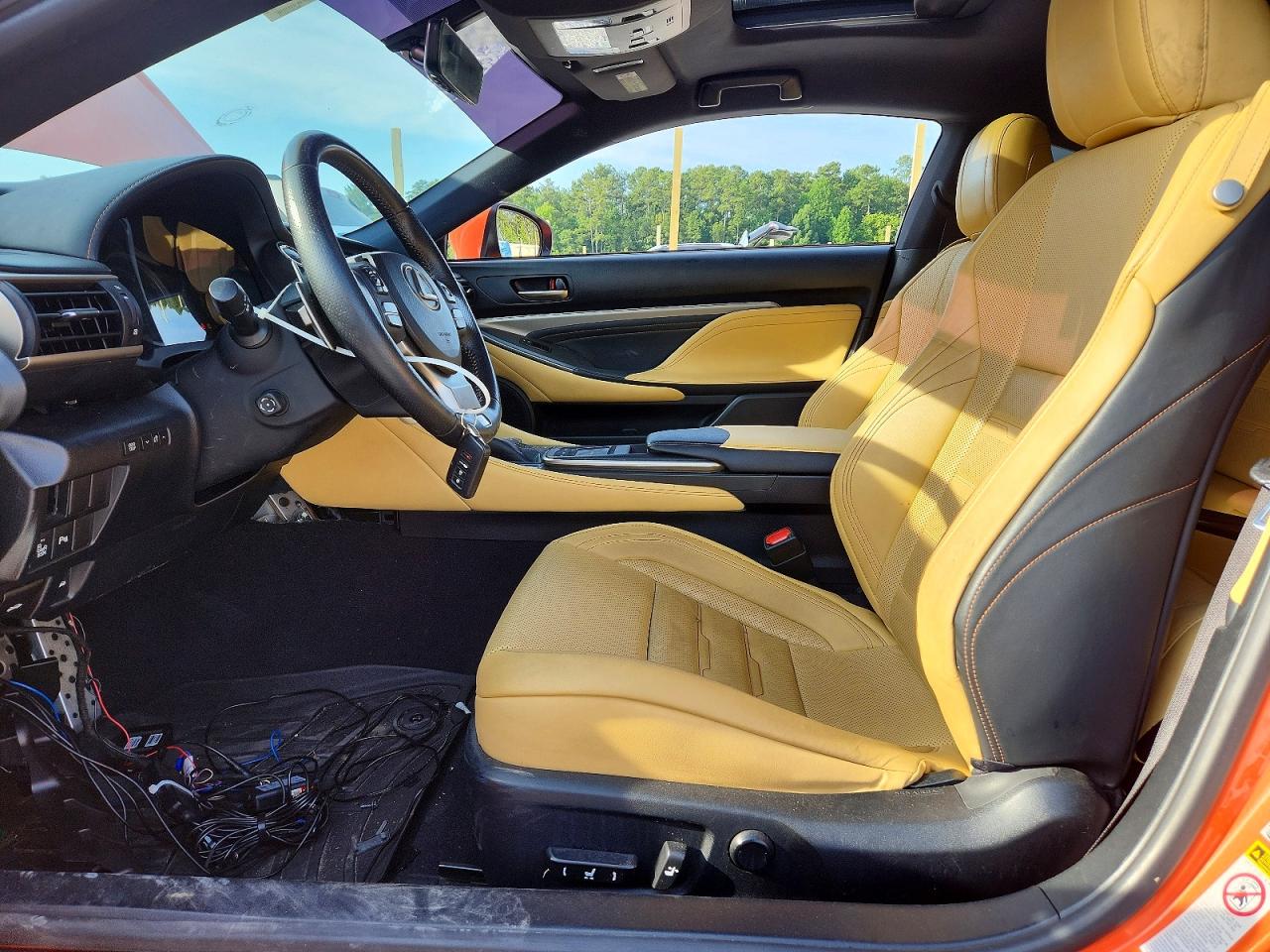2015 Lexus Rc 350 Orange vin: JTHHE5BC6F5010423