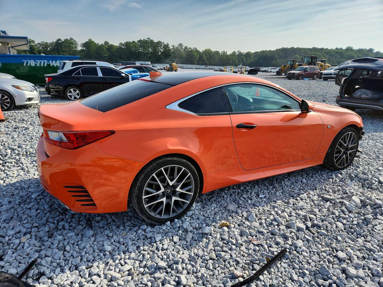2015 Lexus Rc 350 Orange vin: JTHHE5BC6F5010423