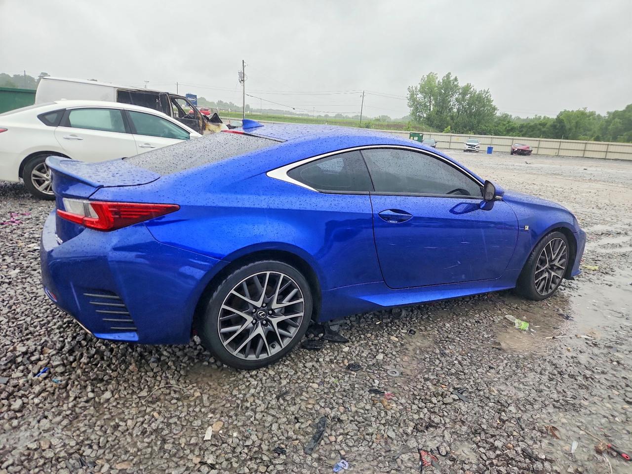 2015 Lexus Rc 350 Blue vin: JTHHE5BC6F5010955