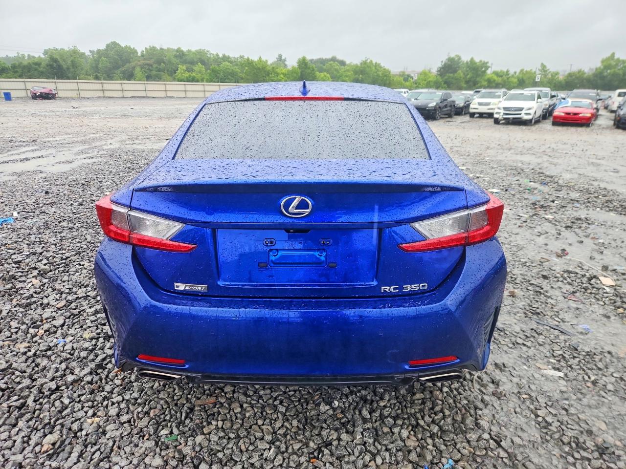 2015 Lexus Rc 350 Blue vin: JTHHE5BC6F5010955