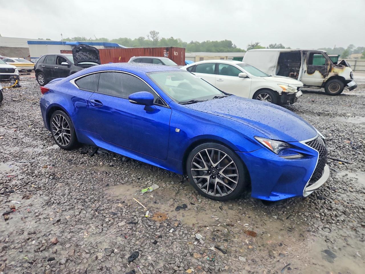 2015 Lexus Rc 350 Blue vin: JTHHE5BC6F5010955