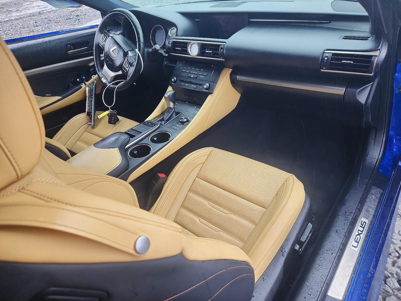 2015 Lexus Rc 350 Blue vin: JTHHE5BC6F5010955