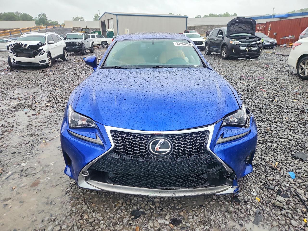 2015 Lexus Rc 350 Blue vin: JTHHE5BC6F5010955
