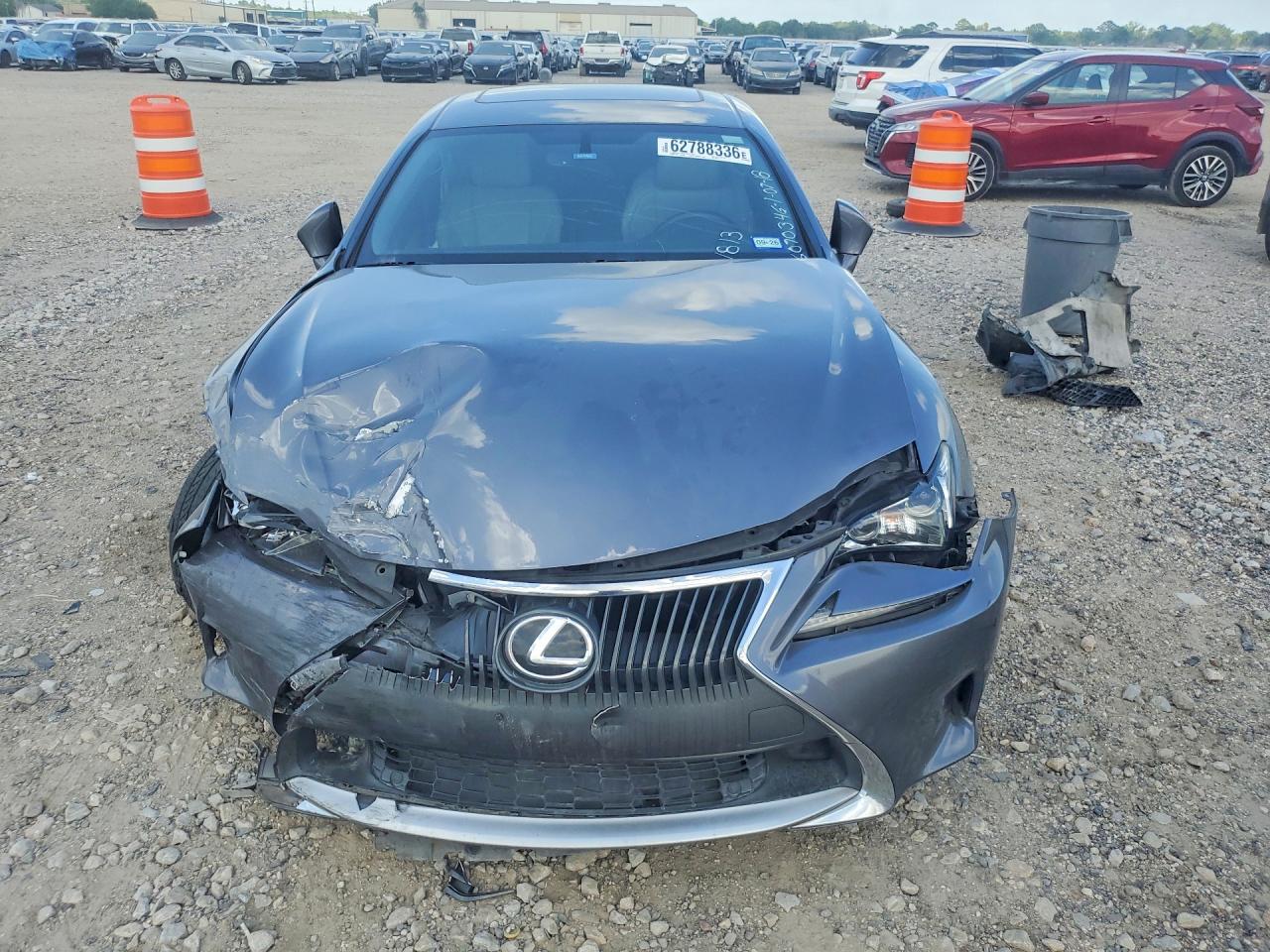 2015 Lexus Rc 350 Gray vin: JTHHE5BC7F5001813