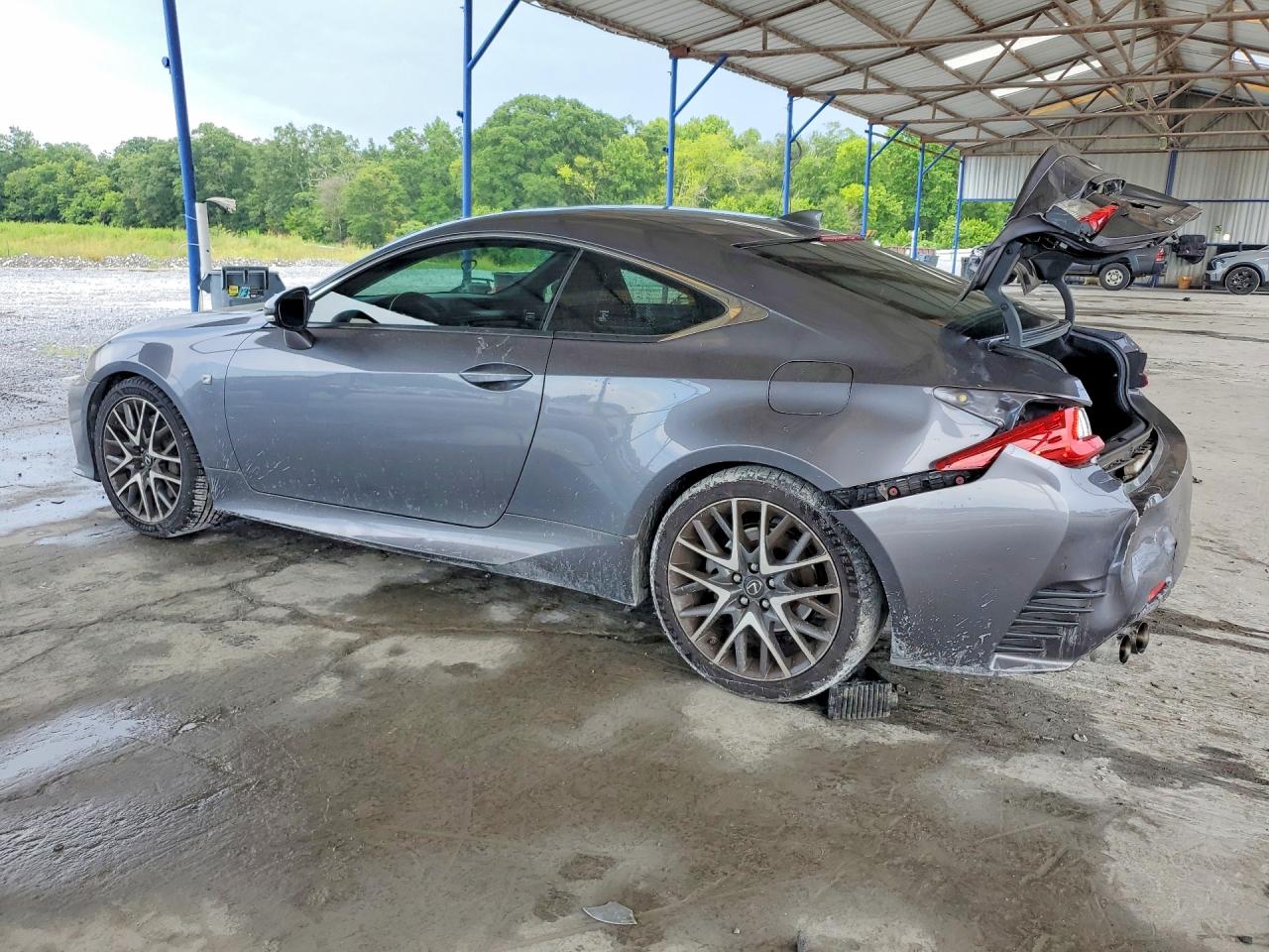 2015 Lexus Rc 350 Серый vin: JTHHE5BC7F5002850