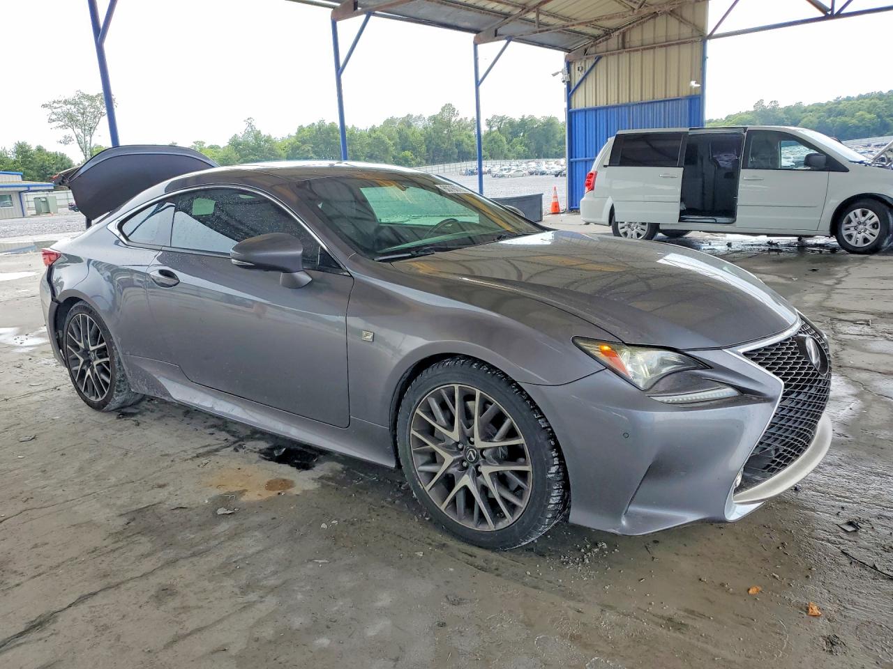 2015 Lexus Rc 350 Серый vin: JTHHE5BC7F5002850