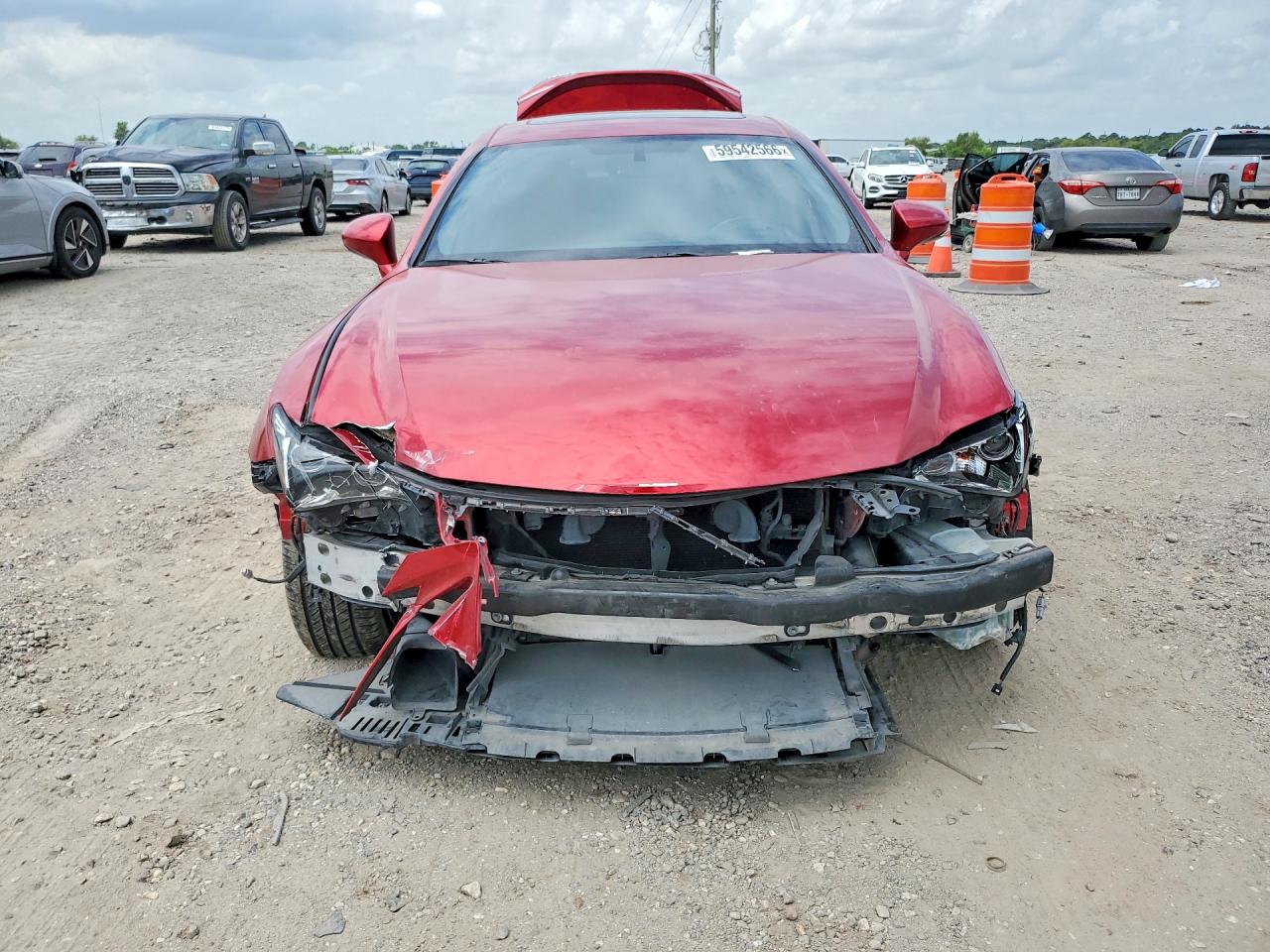 2015 Lexus Rc 350 Red vin: JTHHE5BC7F5008471