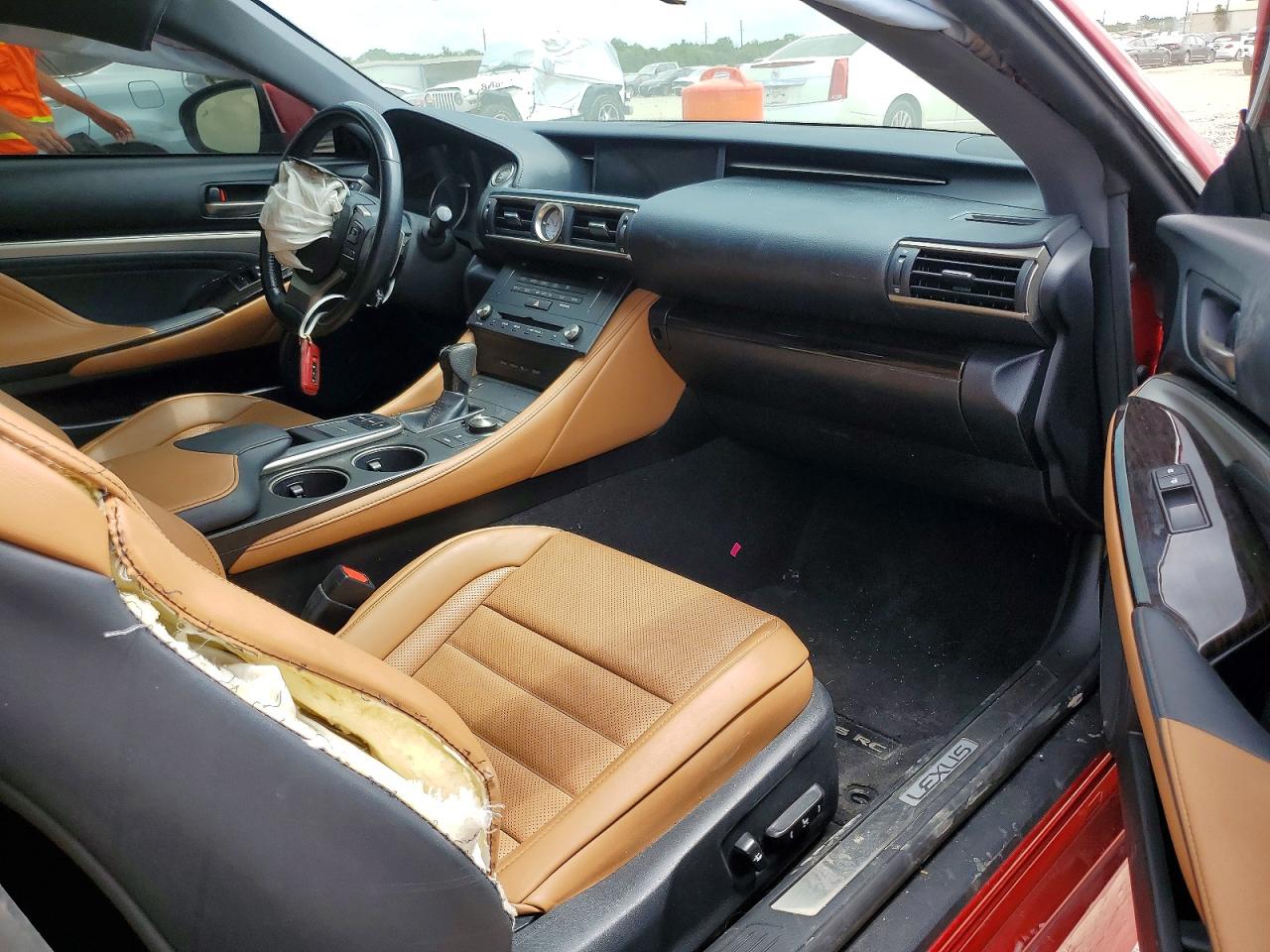 2015 Lexus Rc 350 Red vin: JTHHE5BC7F5008471