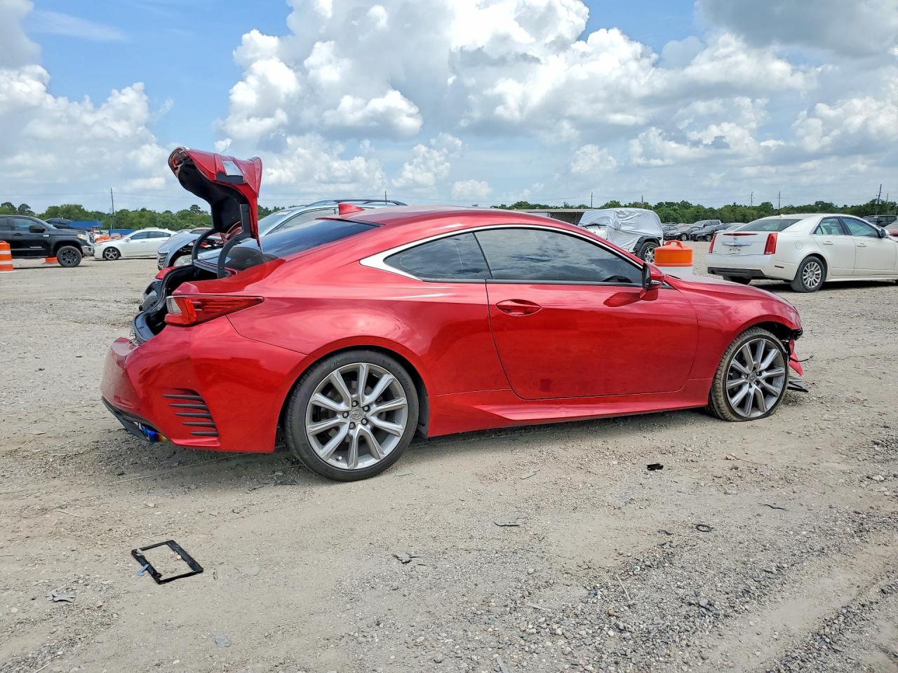 2015 Lexus Rc 350 Red vin: JTHHE5BC7F5008471
