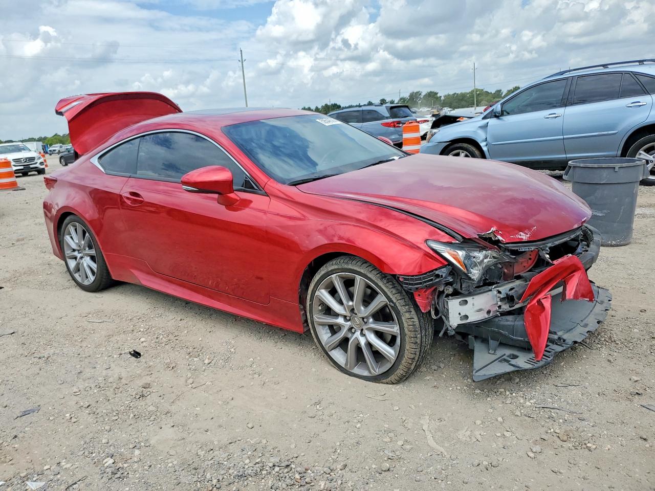 2015 Lexus Rc 350 Red vin: JTHHE5BC7F5008471