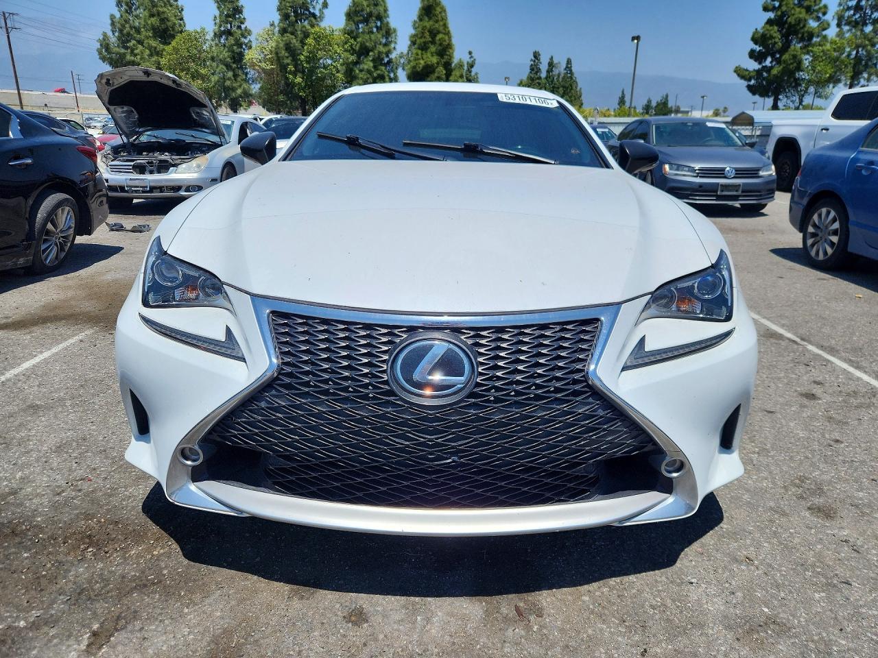 2017 Lexus Rc 350 White vin: JTHHE5BC7H5017125