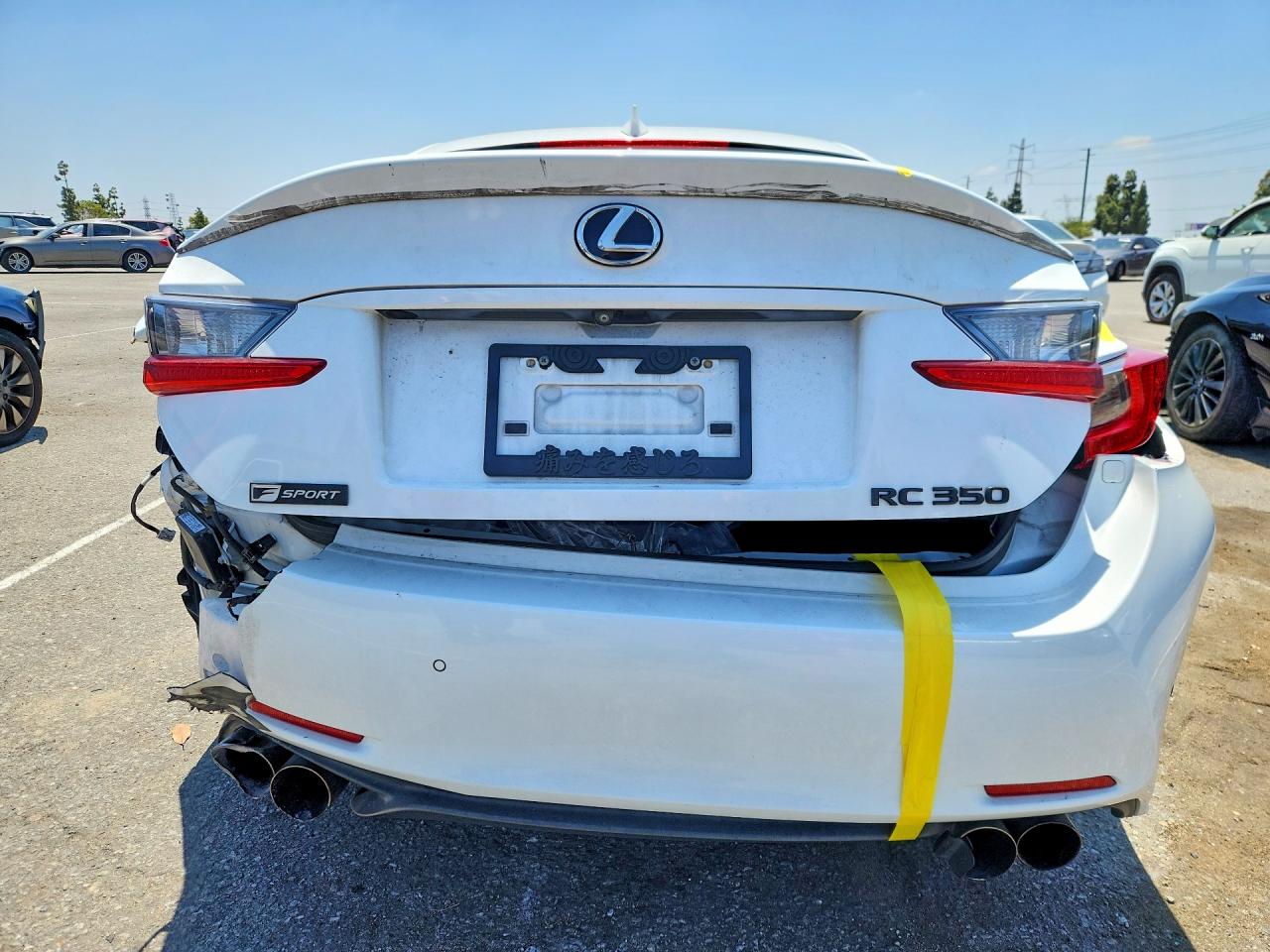 2017 Lexus Rc 350 White vin: JTHHE5BC7H5017125