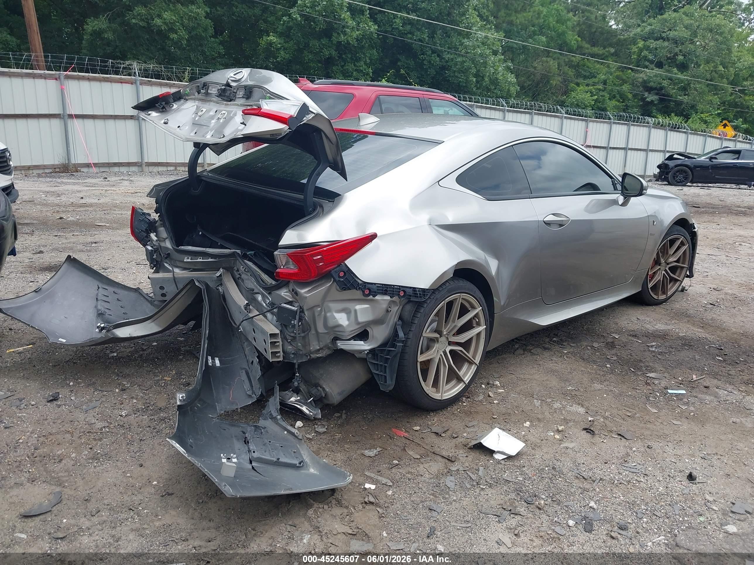 2015 Lexus Rc 350   Gray vin: JTHHE5BC8F5002470