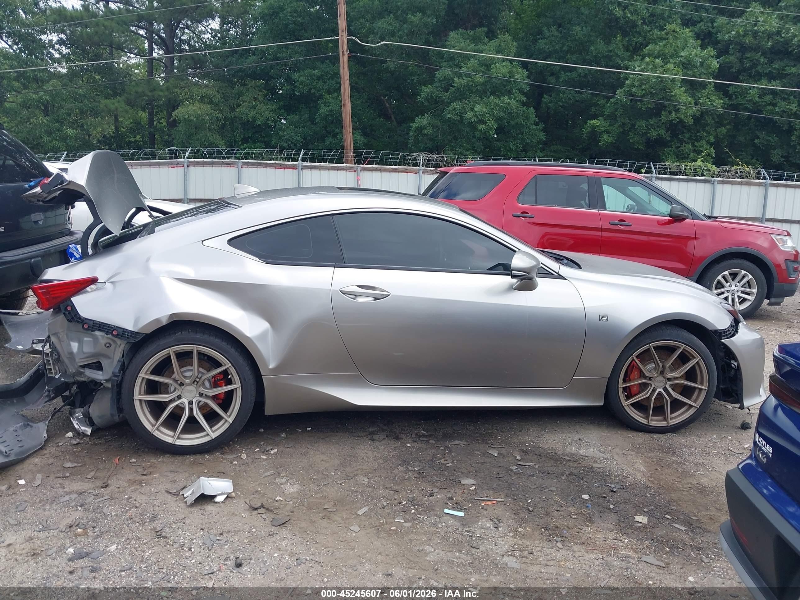 2015 Lexus Rc 350   Gray vin: JTHHE5BC8F5002470