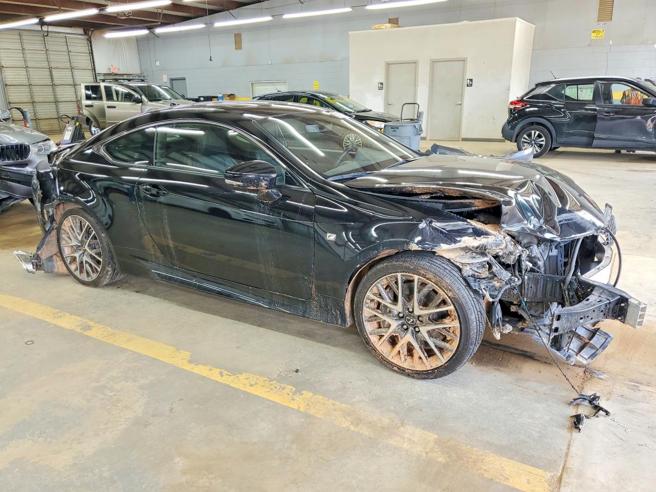 2015 Lexus Rc 350 Черный vin: JTHHE5BC8F5004154