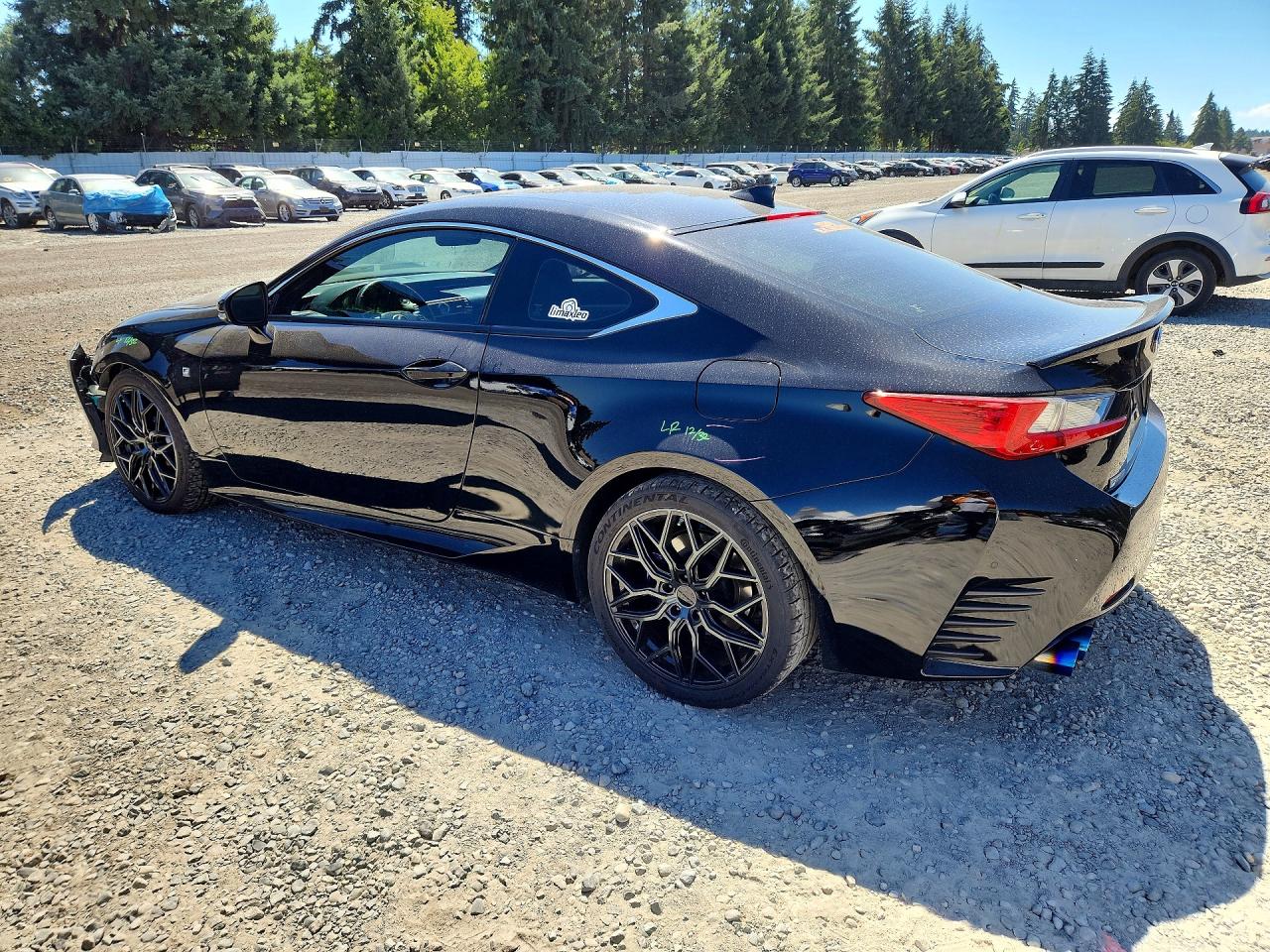 2015 Lexus Rc 350 Черный vin: JTHHE5BC8F5007183