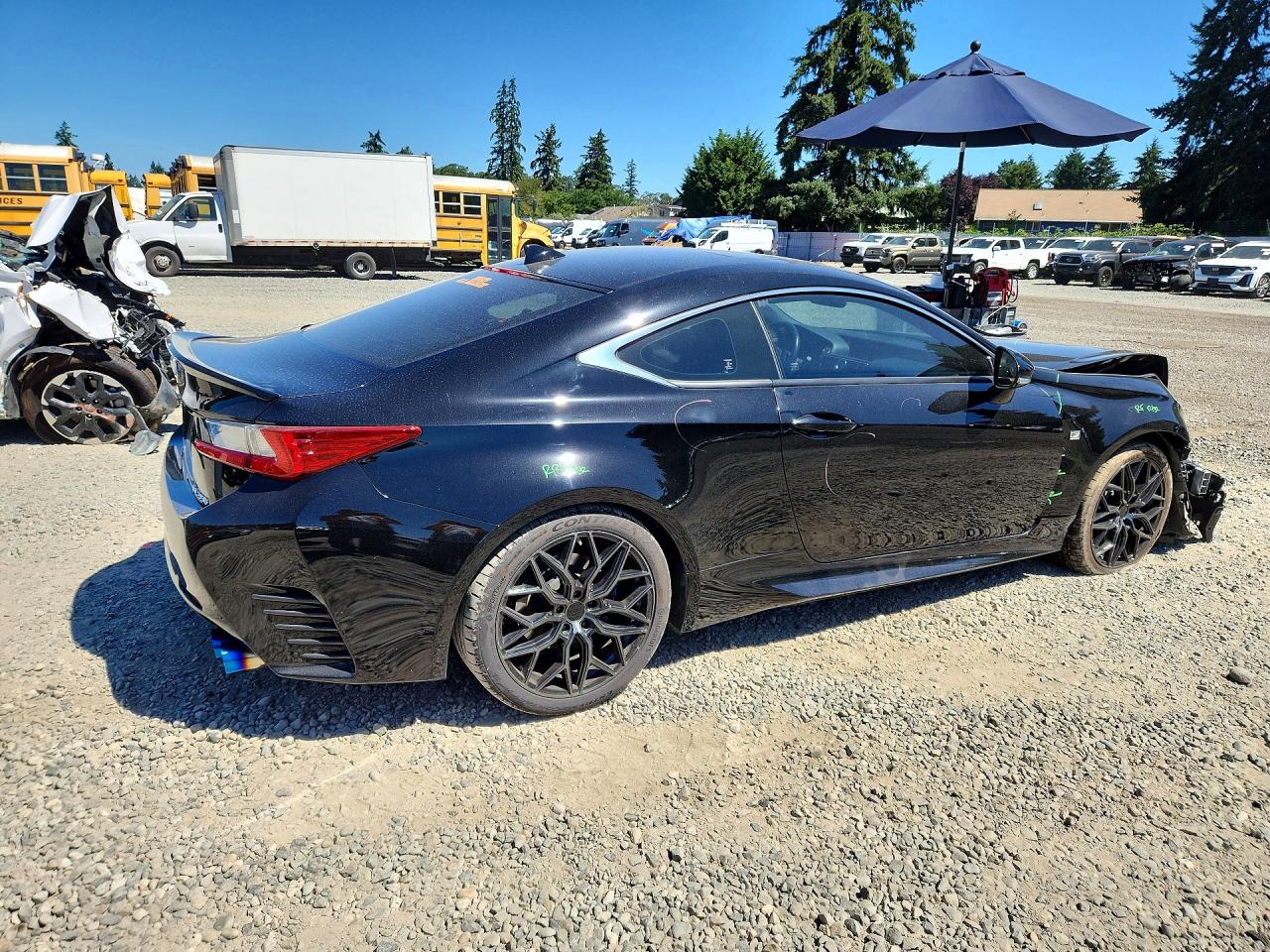 2015 Lexus Rc 350 Черный vin: JTHHE5BC8F5007183