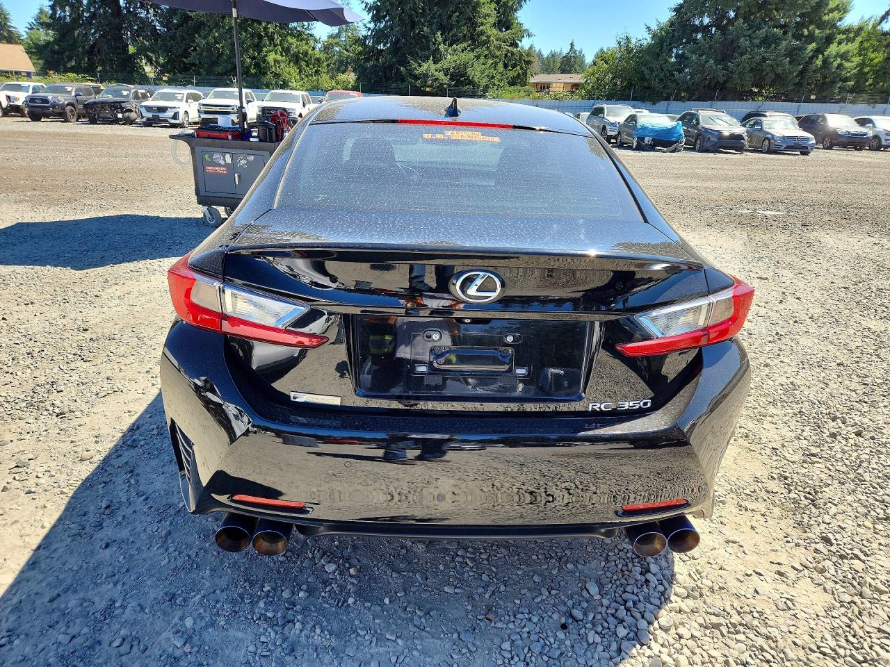 2015 Lexus Rc 350 Черный vin: JTHHE5BC8F5007183