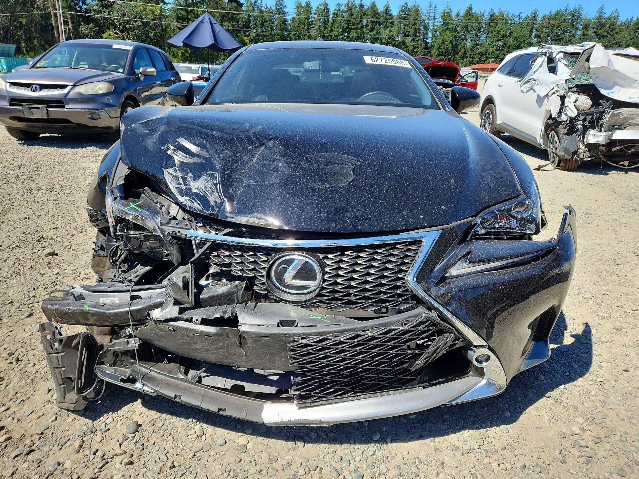 2015 Lexus Rc 350 Черный vin: JTHHE5BC8F5007183