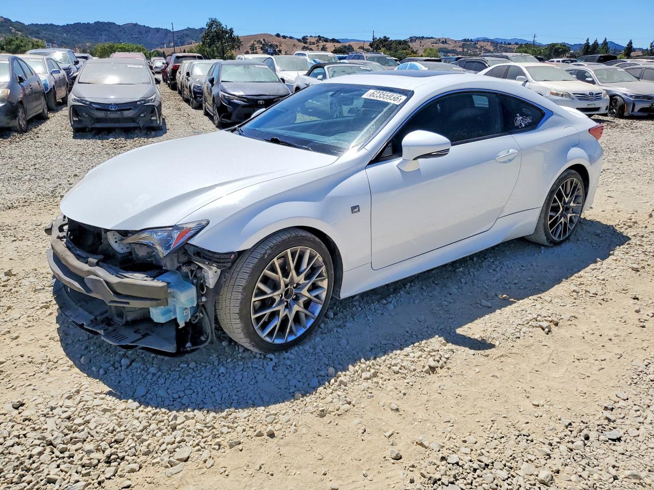 2015 Lexus Rc 350 Белый vin: JTHHE5BC9F5010223