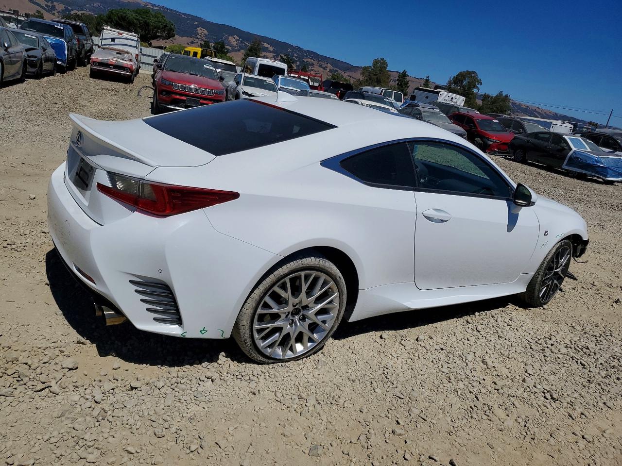 2015 Lexus Rc 350 Белый vin: JTHHE5BC9F5010223