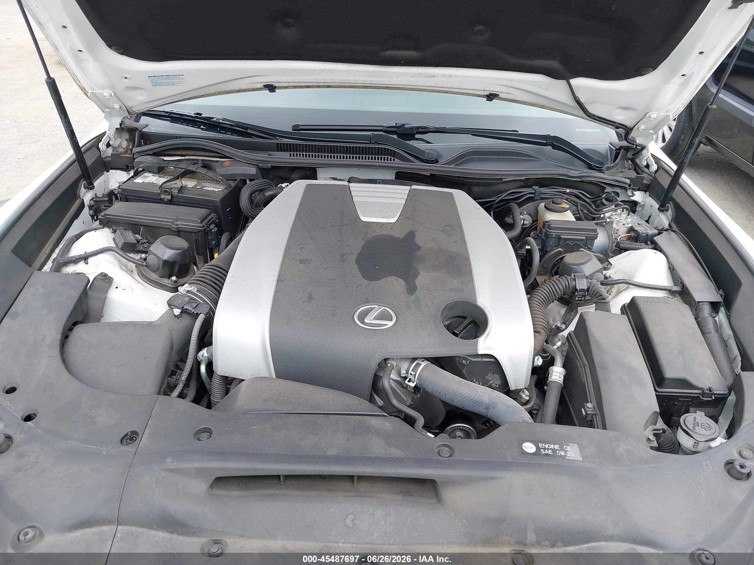 2015 Lexus Rc 350   White vin: JTHHE5BC9F5011226
