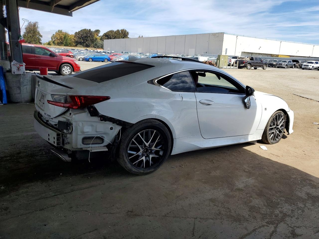 2016 Lexus Rc 350 White vin: JTHHE5BC9G5014760